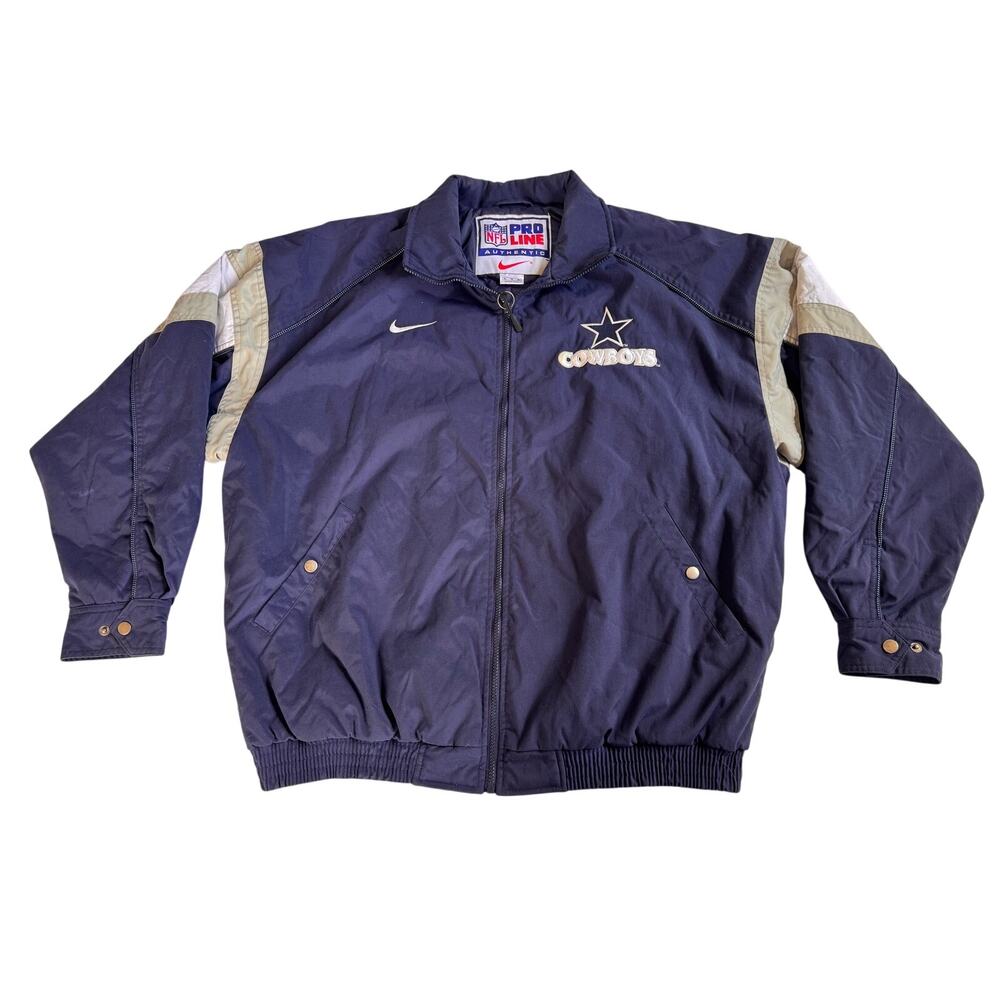 Vintage XL Nike NFL Pro Line Dallas Cowboys Jacket